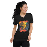 Born To Be Wild Unisex Short Sleeve V-Neck T-Shirt - Beyond T-shirts